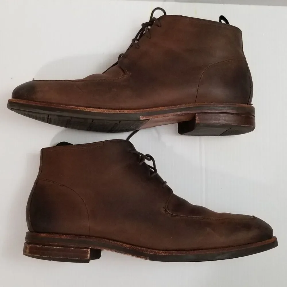 Cole Haan Mens Wagner Grand Apron Chukka Boot Brown Waterproof C28633 Size 10